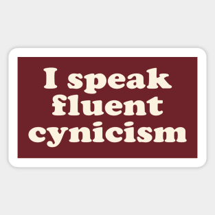 Cynicism Sticker